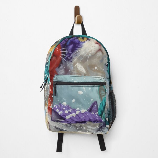 Item preview, Snowing Cats and Flakes designed and sold by BandEstudio.