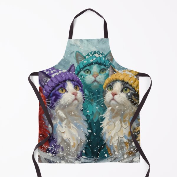 Item preview, Snowing Cats and Flakes designed and sold by BandEstudio.