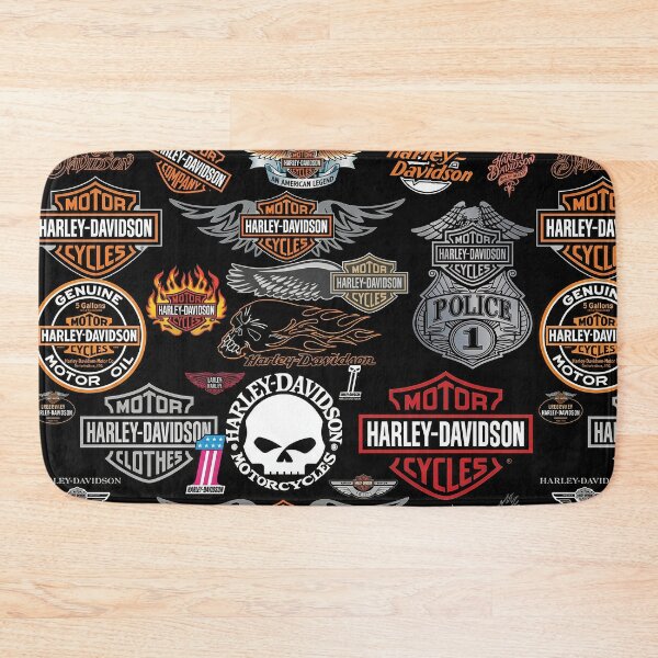 Item preview, Harley Davidson Classic Emblem Pattern – Custom Biker Aesthetic designed and sold by enzoade.