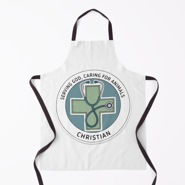 Item preview, Serving God Caring for Animals – Christian Veterinarian Faith Sticker designed and sold by Illustrated Faith.