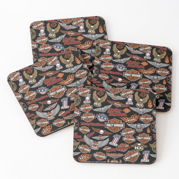 Item preview, Harley Davidson Motorcycle Logo Pattern – Premium Biker Design designed and sold by enzoade.