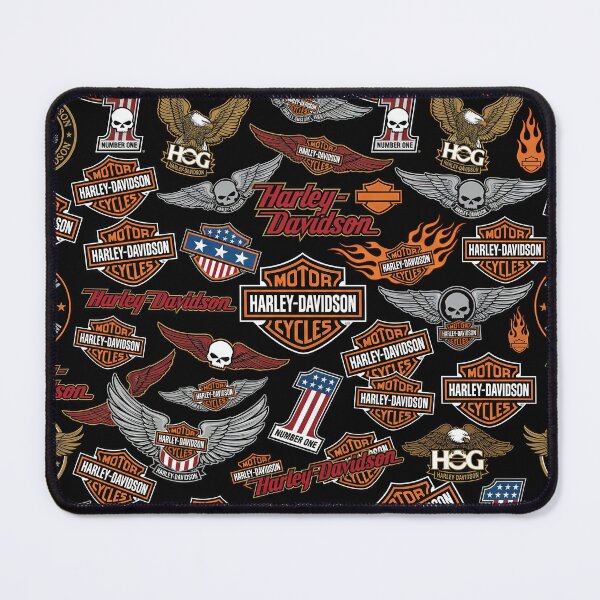 Item preview, Harley Davidson Motorcycle Logo Pattern – Premium Biker Design designed and sold by enzoade.