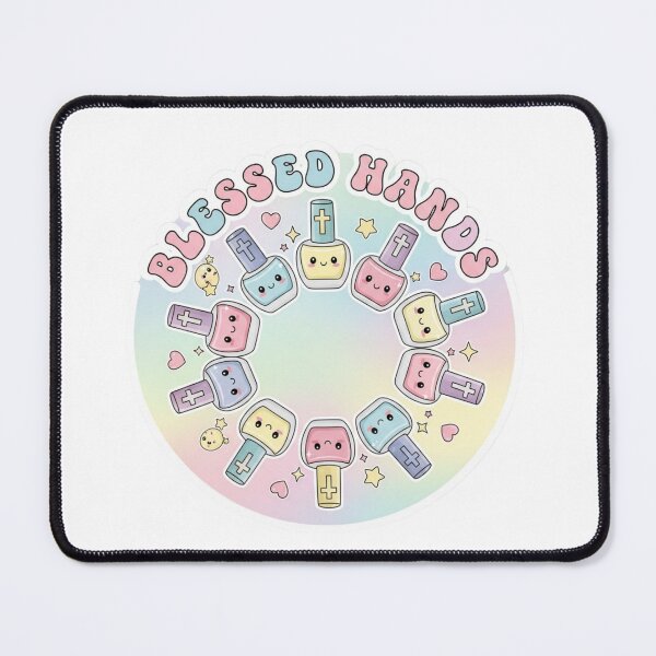 Item preview, Blessed Hands – Christian Nail Tech Pastel Sticker Design designed and sold by Illustrated Faith.