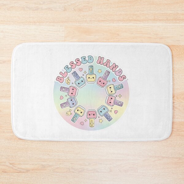 Item preview, Blessed Hands – Christian Nail Tech Pastel Sticker Design designed and sold by Illustrated Faith.