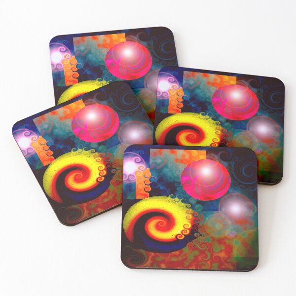 Item preview, Cosmic Planetary Orbs – Abstract Space Swirls and Light Flares designed and sold by Artondra Hall.