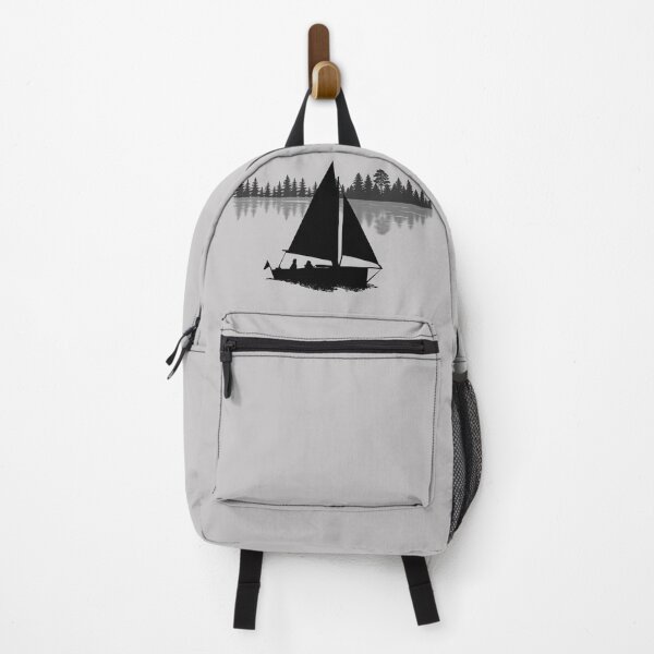 Item preview, Lispe Sailboat Silhouette Forest Lake Reflection designed and sold by Lispe-Designs.