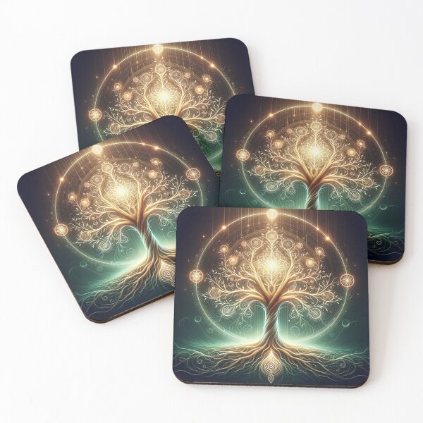Item preview, Radiant Tree of Life – Spiritual Growth Symbol designed and sold by AnalajiaDesigns.