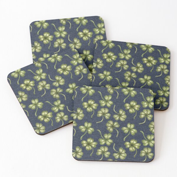 Item preview, Vintage Lucky Clover Pattern – Retro St. Patrick’s Day Irish Shamrock Design. Dark designed and sold by SIR13.