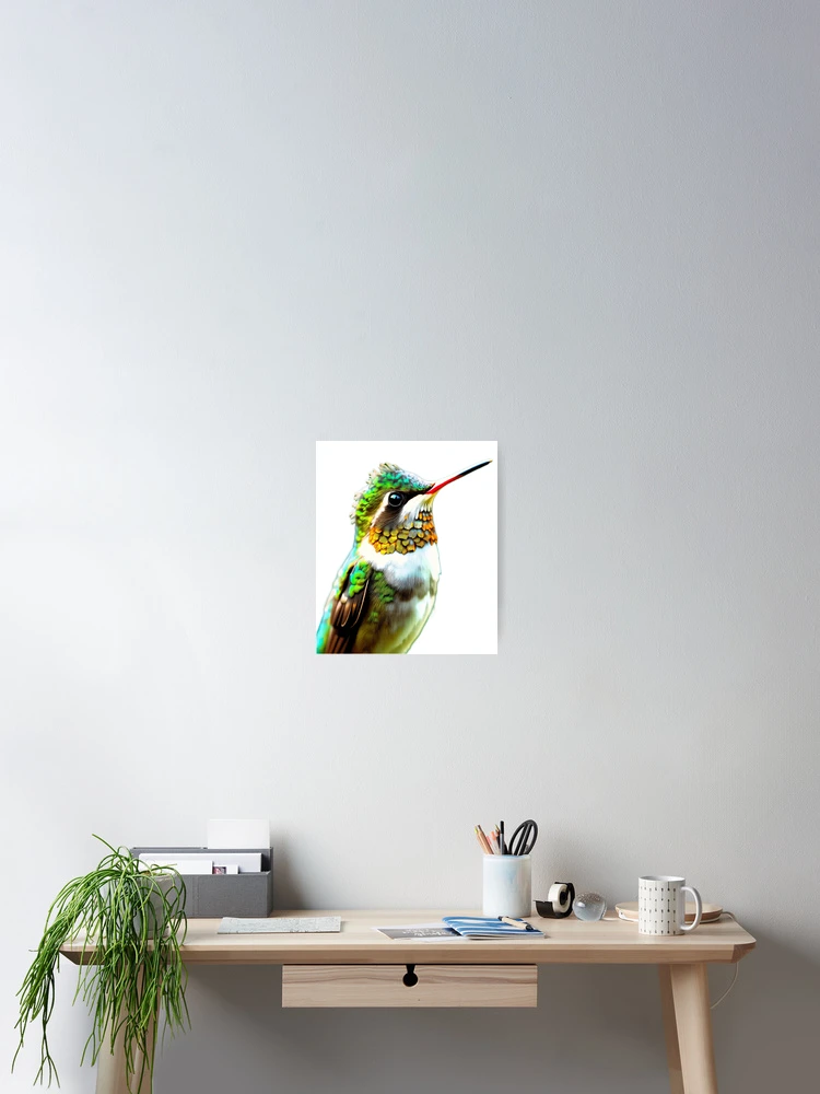 Thumbnail 2 of 3, Poster, Hummingbird designed and sold by Creative Visualize.