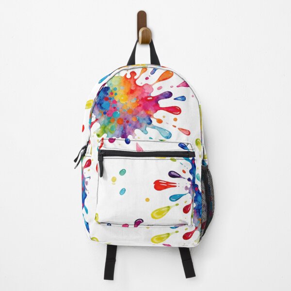 Item preview, Beautiful bright multi-colored splash on the white background, color drops designed and sold by wizard-work.