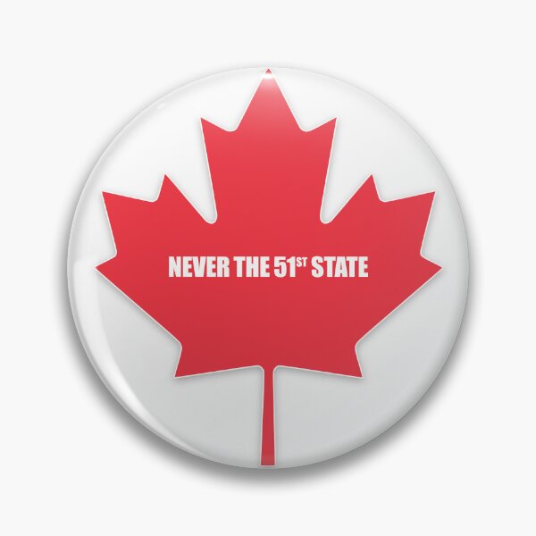 Item preview, Never the 51st State – Canadian Maple Leaf Sticker & Apparel designed and sold by Untitled-Folder.