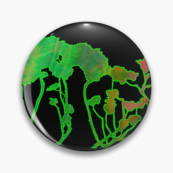 Item preview, Fluid Rainbow Tree Silhouette – Abstract Oil‑Slick Forest Art designed and sold by Artondra Hall.