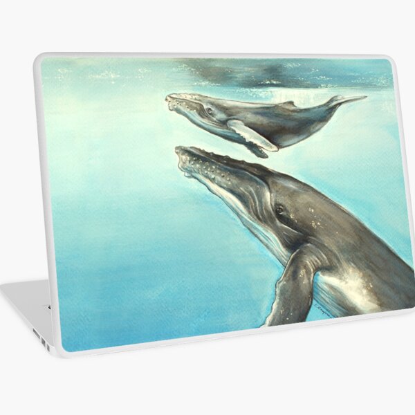 Item preview, Humpback whale and calf designed and sold by RedCloudDesign.