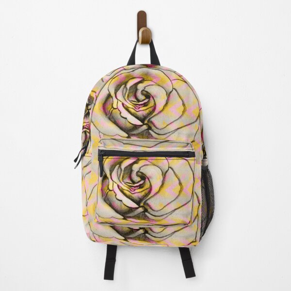Item preview, Roses Are Not Always Red – Grunge Chevron Rose Art designed and sold by Artondra Hall.