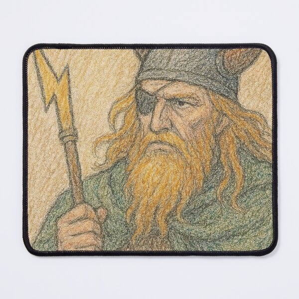 Item preview, Odin Allfather Portrait designed and sold by The Zurggon Shop.