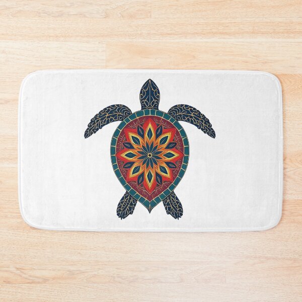 Item preview, Mandala Sea Turtle Art – Sacred Geometry Boho Turtle Illustration designed and sold by AmberWit.