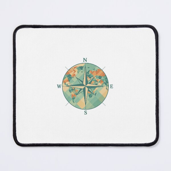 Item preview, Geometric World Map Emblem designed and sold by Le Grand Requin.