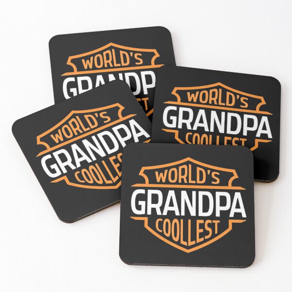 Item preview, World’s Coolest Grandpa Shirt | New Grandpa Announcement Tee | Funny Grandpa T-Shirt | Motorcycle Grandpa Gift | Father’s Day & Christmas Gift designed and sold by Print_Fuse.