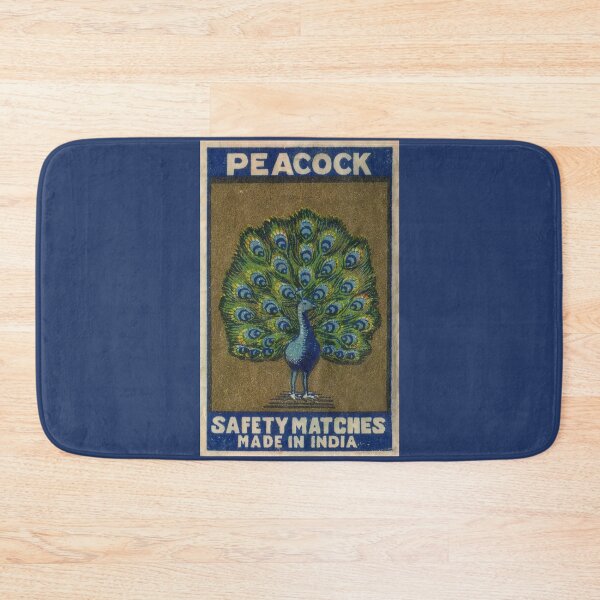 Item preview, Rare Vintage Indian Matchbox Label – Peacock Matches designed and sold by Glitterblix.