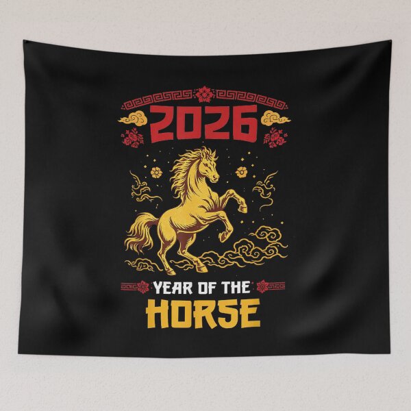 Item preview, Year Of The Horse 2026, Lunar New Year Chinese New Year 2026 designed and sold by ohmylore-arts.