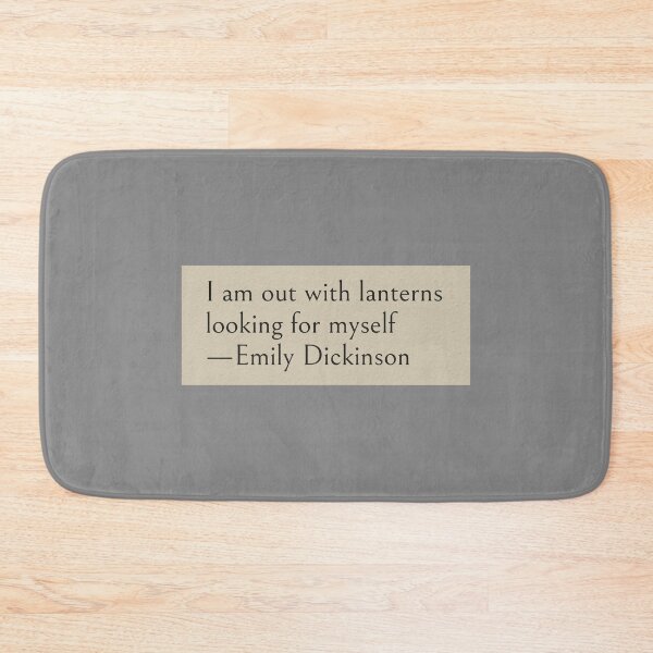 Item preview, I am out with lanterns, looking for myself. —Emily Dickinson Book Quote designed and sold by wonderxwander.
