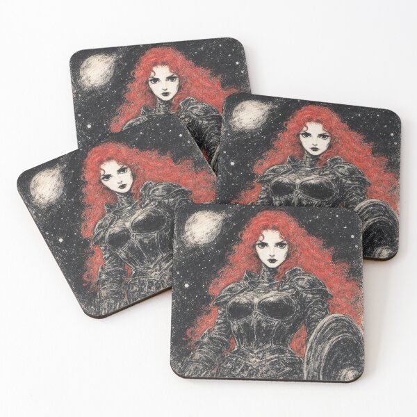 Item preview, Cosmic War Maiden designed and sold by The Zurggon Shop.