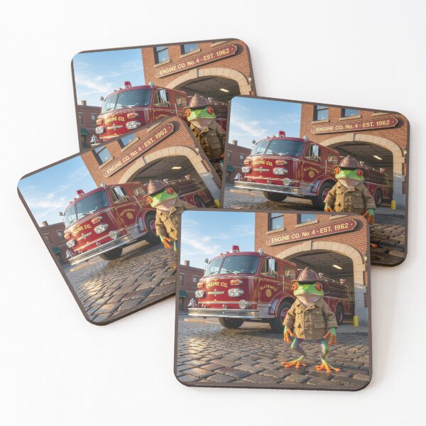 Item preview, Red-Eyed Tree Frog Fire Fighter designed and sold by Tridentulus.