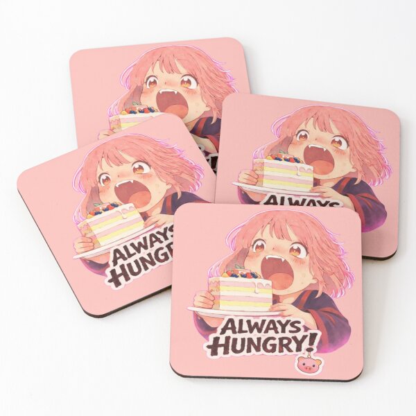 Item preview, Always Hungry – Kawaii Witch Chibi Anime Foodie Sticker designed and sold by GorilaStudio.