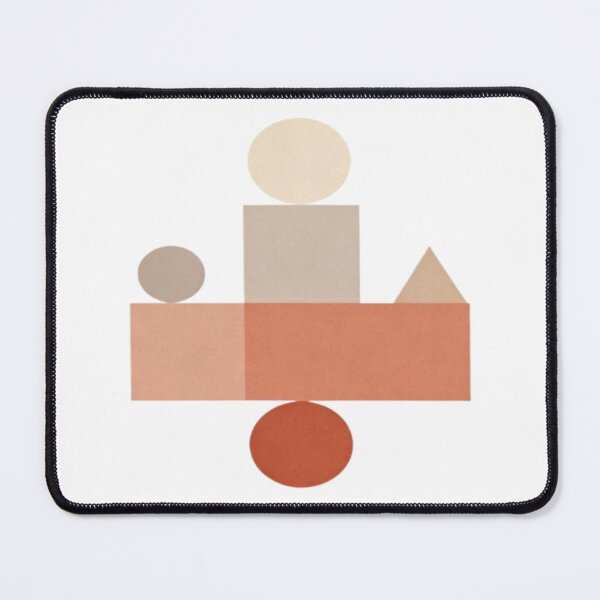 Item preview, Geometric Balance – Abstract Structure with Circles, Triangle, and Rectangle designed and sold by Cristhian Almanza.