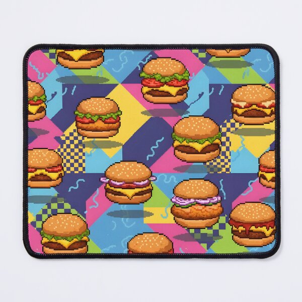 Item preview, 90s Gourmet Burger Pixel Art designed and sold by Brendan Arthur Ring.