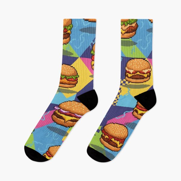 Item preview, 90s Gourmet Burger Pixel Art designed and sold by Brendan Arthur Ring.