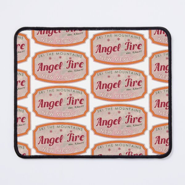 Item preview, Angel Fire, New Mexico, Ski, textured skiing badge designed and sold by Wanderful-roads.