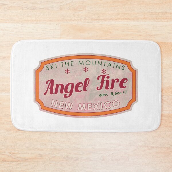 Item preview, Angel Fire, New Mexico, Ski, textured skiing badge designed and sold by Wanderful-roads.