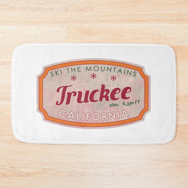 Item preview, Truckee Ski Resort, California, Ski, textured skiing badge designed and sold by Wanderful-roads.
