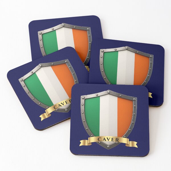 Item preview, Caver Irish Heritage Crest Shield designed and sold by Highlandkings.