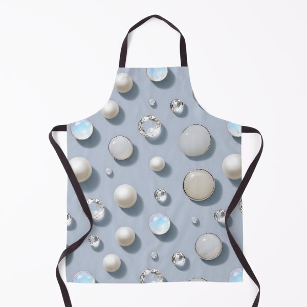 Item preview, Cool Blue Gemstone Diamond Pearl Float Pattern Elegant Chic Jewelry Texture designed and sold by meganohm.