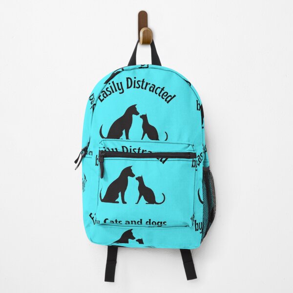 Item preview, Easily Distracted by Pets – Funny Cat and Dog Lover Sticke designed and sold by GOTCHO1.