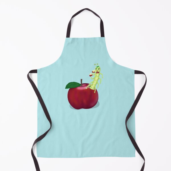 Item preview, Caterpillar eating apple designed and sold by Daniel Vasco.