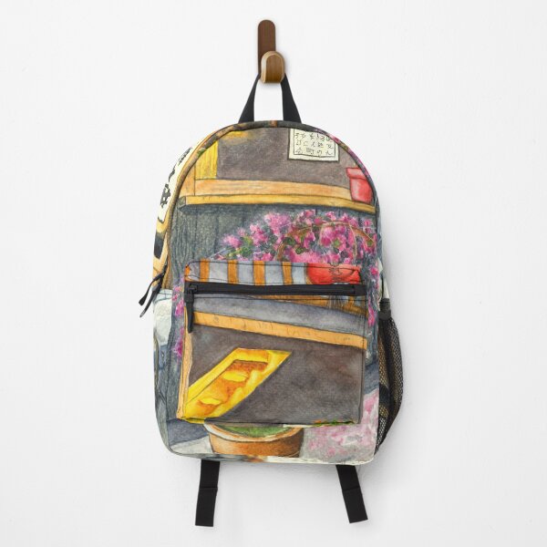 Item preview, Kyoto Street Scene with Bicycle designed and sold by Katherine Miller Art.