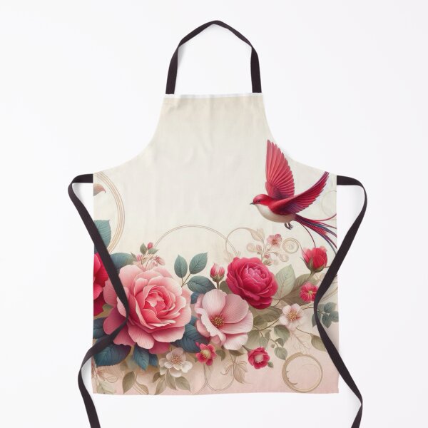 Item preview, Redbirds and Roses designed and sold by TinCatOutPost.