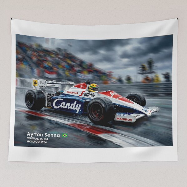 Item preview, Ayrton Senna - Toleman TG184 - Monaco 1984 designed and sold by JageOwen.