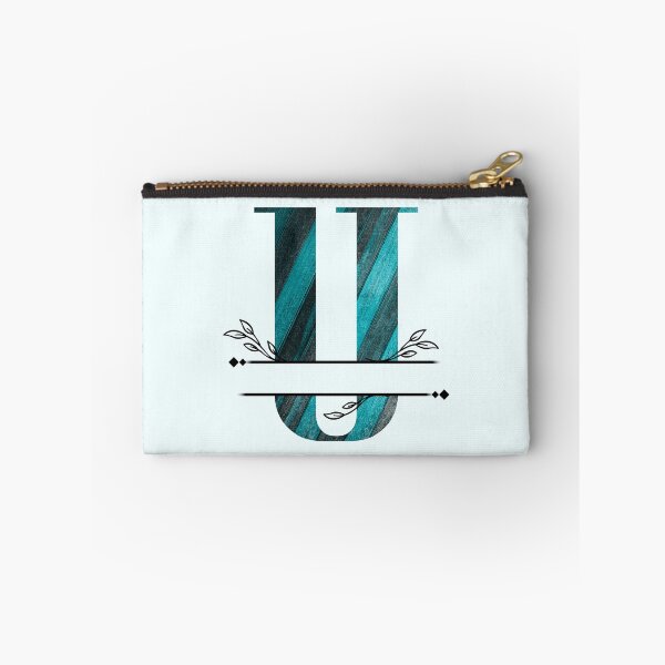 Item preview, Monogram...U... with blue and black/grey wood background designed and sold by CHASAcreative.