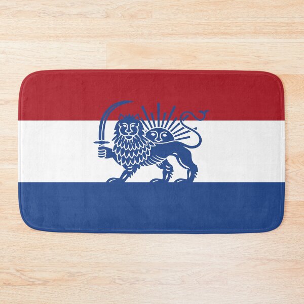 Item preview, Dutch–Iranian Heritage Flag | Lion and Sun Fusion designed and sold by FlagX.