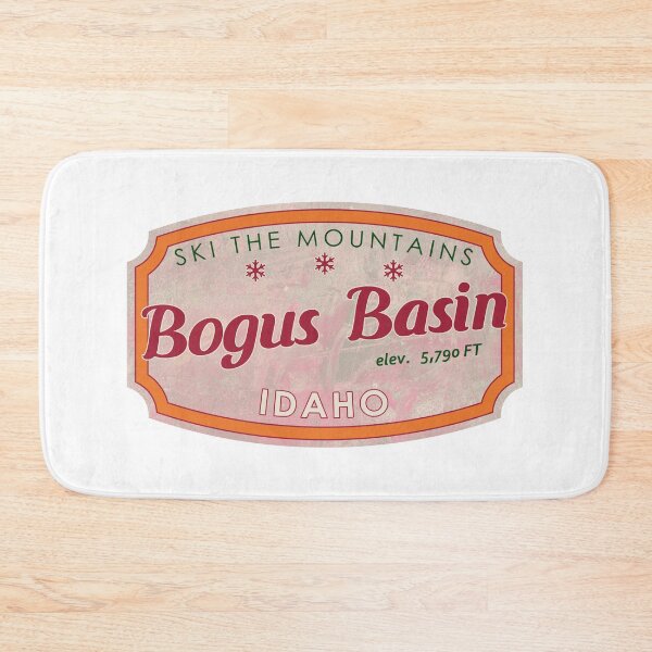 Item preview, Bogus Basin, Idaho, Ski, textured skiing badge designed and sold by Wanderful-roads.