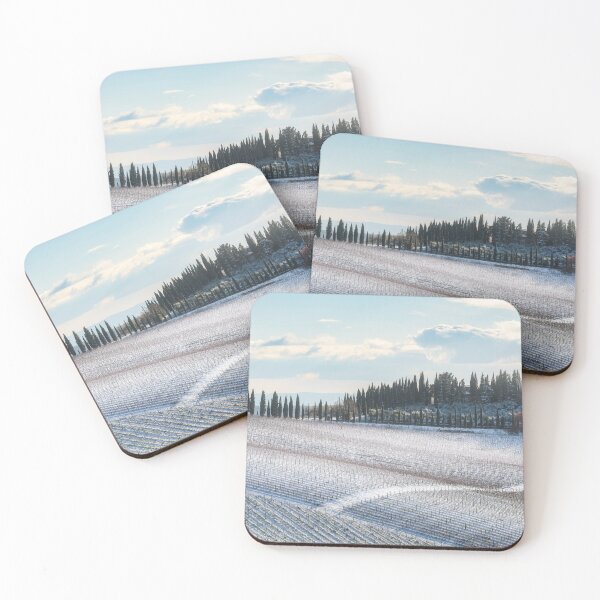 Item preview, Rare Winter Snowfall over the Radda in Chianti Vineyards, Tuscany designed and sold by Stefano Orazzini.