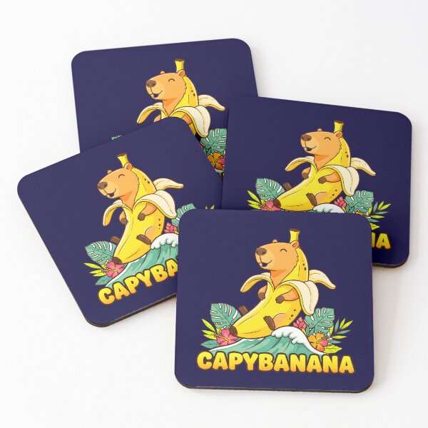 Item preview, Capybanana Cute Kawaii Capybara in Banana Costume designed and sold by Zayavca.
