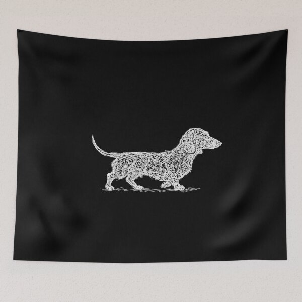 Item preview, Scribble Dachshund Dog Lover Gift designed and sold by salmzouriart.