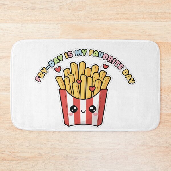 Item preview, Cute Kawaii French Fries Pun - Fry-Day Is My Favorite Day designed and sold by velveteclipseco.