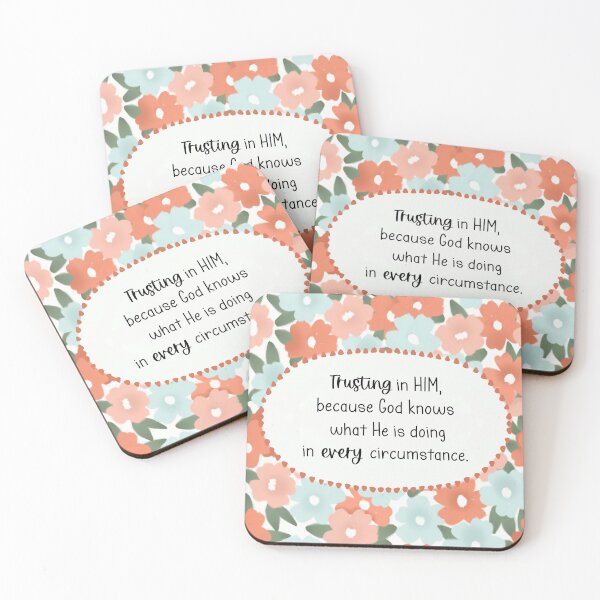 Item preview, Trust in God - Proverbs 3:5-6 designed and sold by Willow & Grace Designs.