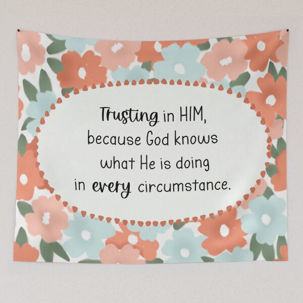 Item preview, Trust in God - Proverbs 3:5-6 designed and sold by Willow & Grace Designs.